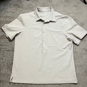 Lululemon Men’s Polo Neutral Color Size L